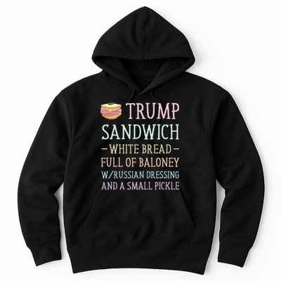 Anti Trump Sandwich Sign Funny Hoodie