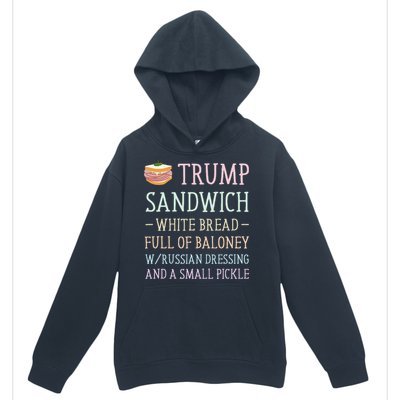 Anti Trump Sandwich Sign Funny Urban Pullover Hoodie