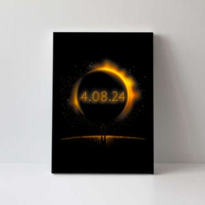 America Totality Spring 4.08.24 Total Solar Eclipse 2024 Canvas