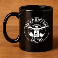 Alien Truth SeekerS Club Est 1947 11oz C Handle Ceramic Mug