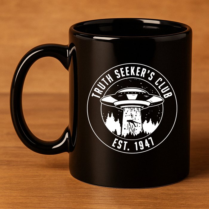 Alien Truth SeekerS Club Est 1947 11oz C Handle Ceramic Mug