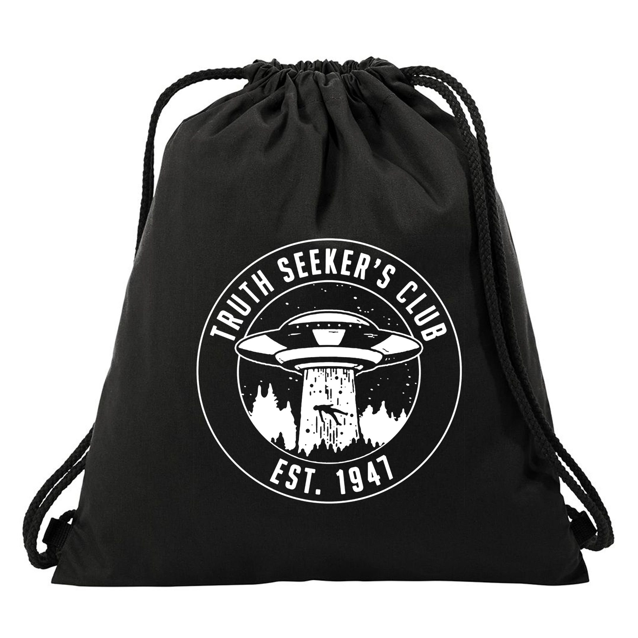 Alien Truth SeekerS Club Est 1947 Drawstring Bag