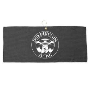 Alien Truth SeekerS Club Est 1947 Large Microfiber Waffle Golf Towel