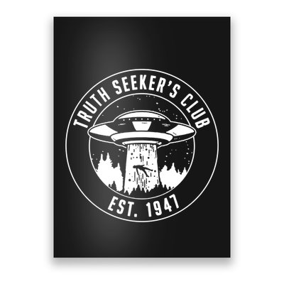 Alien Truth SeekerS Club Est 1947 Poster