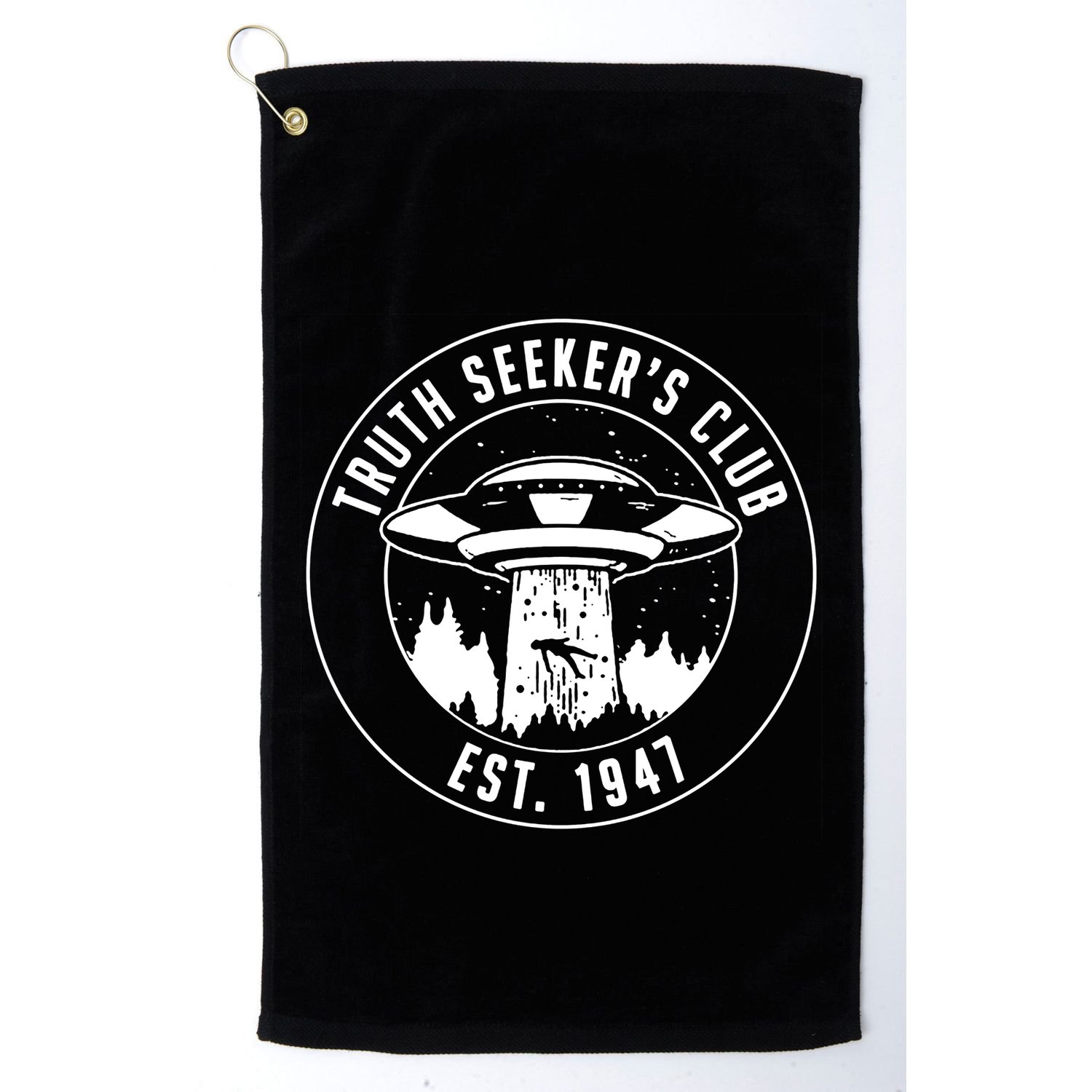 Alien Truth SeekerS Club Est 1947 Golf Towel