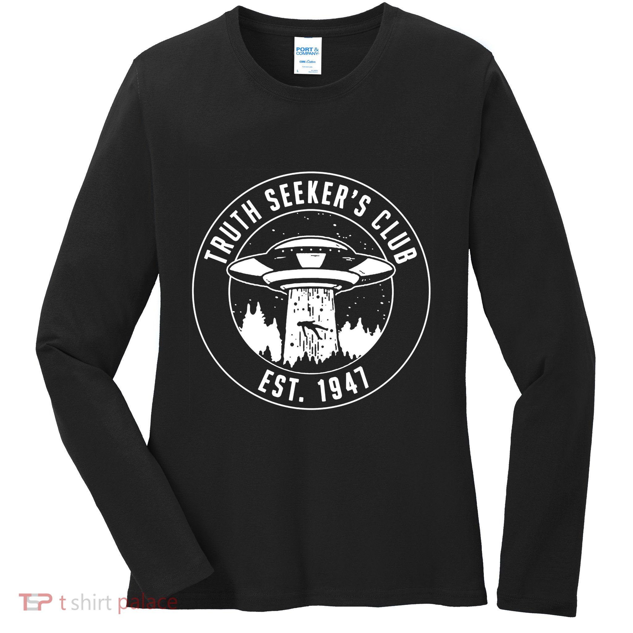 Alien Truth SeekerS Club Est 1947 Ladies Long Sleeve Shirt