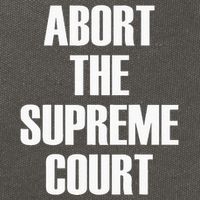 Abort The Supreme SCOTUS Court Pro Choice Roe V Wade Cotton Canvas Backpack