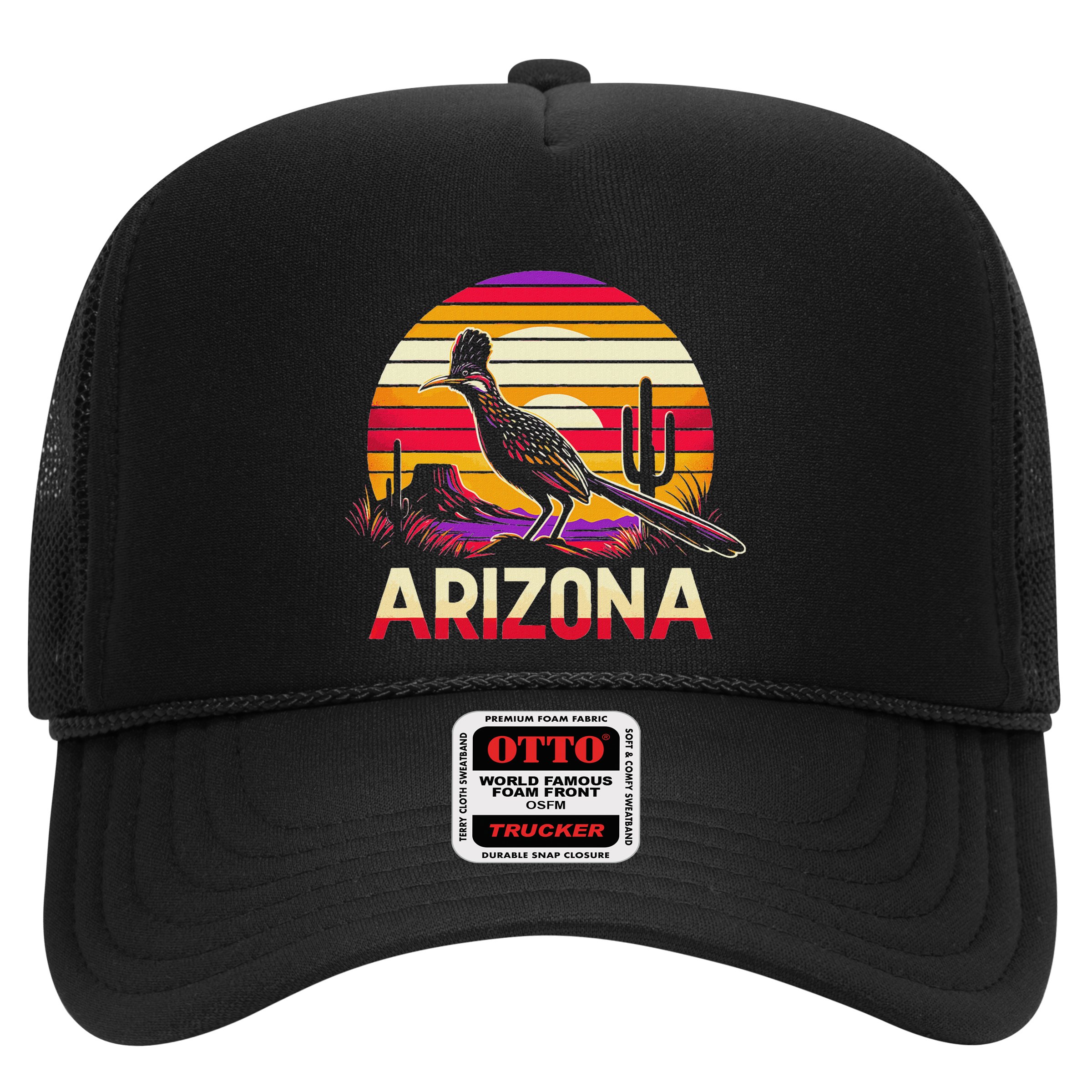 Arizona T State Of Arizona Cactus Arizona Roadrunner Hat