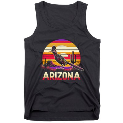 Arizona T State Of Arizona Cactus Arizona Roadrunner Tank Top
