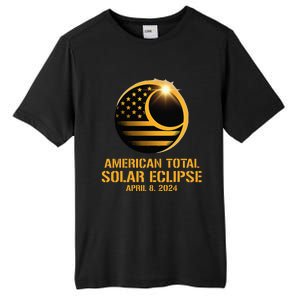 American Total Solar Eclipse April 8 2024 Totality Astronomy Tall Fusion ChromaSoft Performance T-Shirt