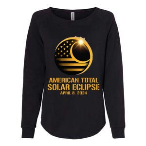 American Total Solar Eclipse April 8 2024 Totality Astronomy Womens California Wash Sweatshirt