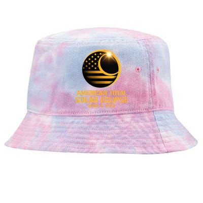 American Total Solar Eclipse April 8 2024 Totality Astronomy Tie-Dyed Bucket Hat