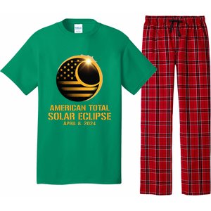 American Total Solar Eclipse April 8 2024 Totality Astronomy Pajama Set