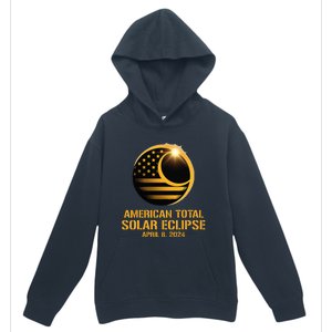 American Total Solar Eclipse April 8 2024 Totality Astronomy Urban Pullover Hoodie