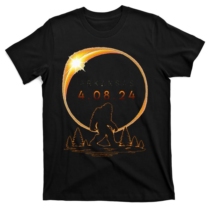 Arkansas Total Solar Eclipse 2024 Bigfoot Solar Eclipse T-Shirt