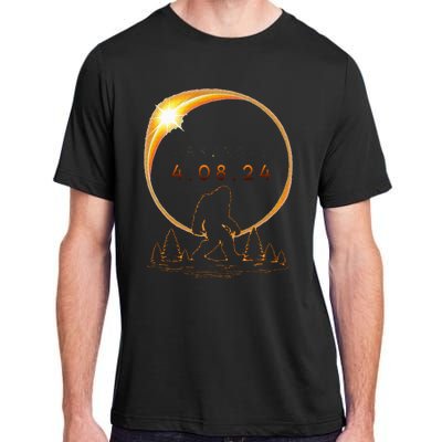 Arkansas Total Solar Eclipse 2024 Bigfoot Solar Eclipse Adult ChromaSoft Performance T-Shirt