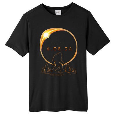 Arkansas Total Solar Eclipse 2024 Bigfoot Solar Eclipse Tall Fusion ChromaSoft Performance T-Shirt