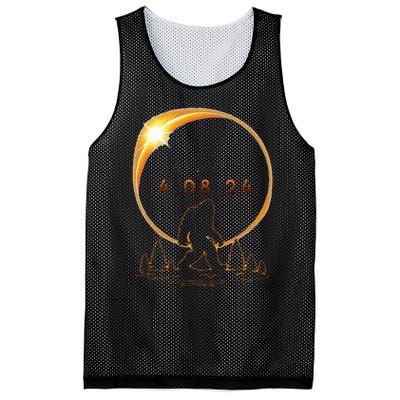 Arkansas Total Solar Eclipse 2024 Bigfoot Solar Eclipse Mesh Reversible Basketball Jersey Tank