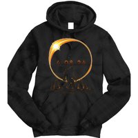 Arkansas Total Solar Eclipse 2024 Bigfoot Solar Eclipse Tie Dye Hoodie