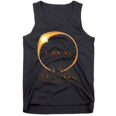 Arkansas Total Solar Eclipse 2024 Bigfoot Solar Eclipse Tank Top