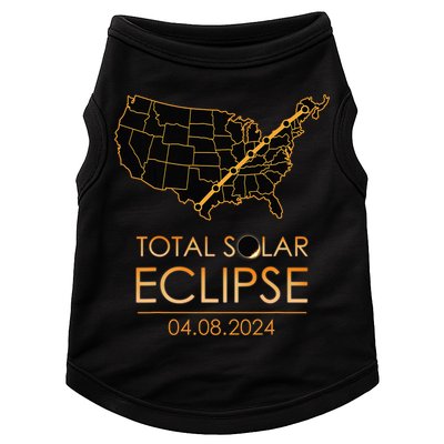 America Total Solar Eclipse April 8 2024 Usa Map Totality Doggie Tank