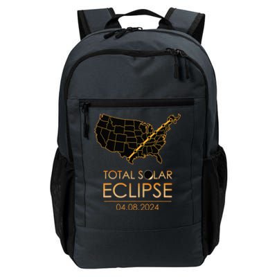 America Total Solar Eclipse April 8 2024 Usa Map Totality Daily Commute Backpack