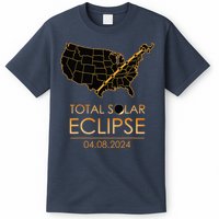 America Total Solar Eclipse April 8 2024 Usa Map Totality T-Shirt