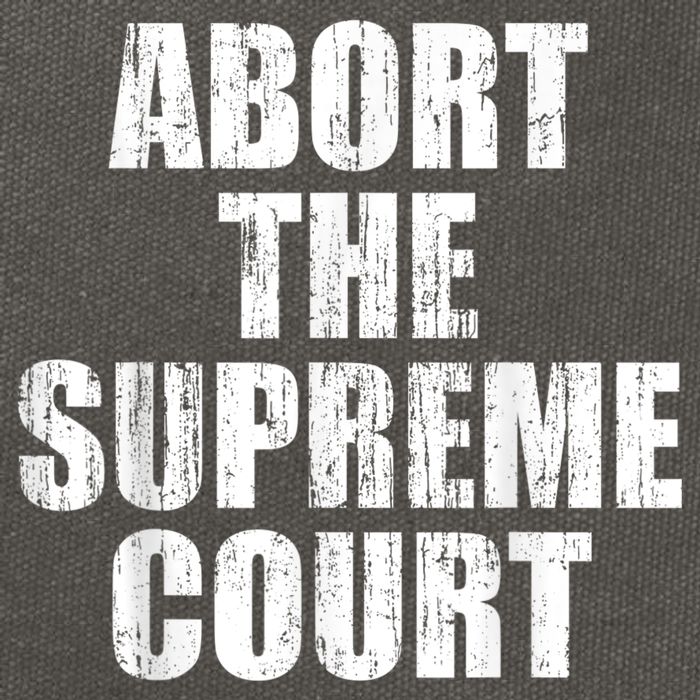 ABORT THE SUPREME COURT Cotton Canvas Backpack