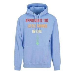 Appreciate The Small Things In Life Funny Unisex Surf Hoodie