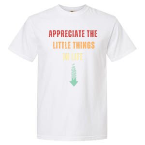 Appreciate The Small Things In Life Funny Garment-Dyed Heavyweight T-Shirt