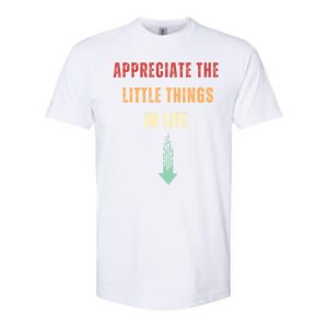 Appreciate The Small Things In Life Funny Softstyle CVC T-Shirt