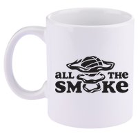 All The Smoke 11oz C Handle Ceramic Mug