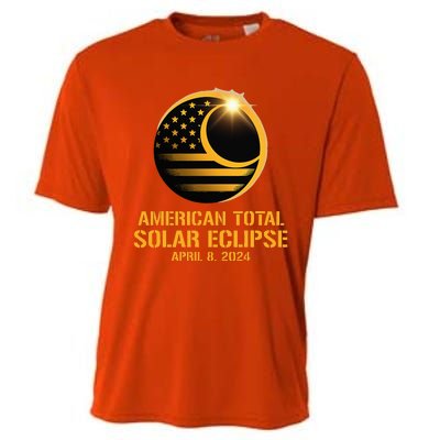 American Total Solar Eclipse April 8 2024 Totality Astronomy Cooling Performance Crew T-Shirt