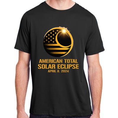 American Total Solar Eclipse April 8 2024 Totality Astronomy Adult ChromaSoft Performance T-Shirt