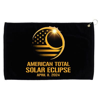 American Total Solar Eclipse April 8 2024 Totality Astronomy Grommeted Golf Towel