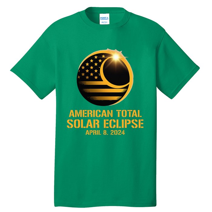 American Total Solar Eclipse April 8 2024 Totality Astronomy Tall T-Shirt