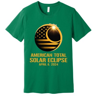 American Total Solar Eclipse April 8 2024 Totality Astronomy Premium T-Shirt