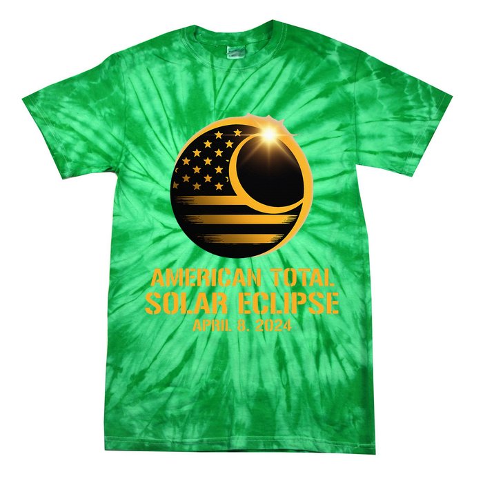 American Total Solar Eclipse April 8 2024 Totality Astronomy Tie-Dye T-Shirt