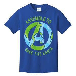 Assemble To Save The Earth Happy Earth Day Gift Kids T-Shirt