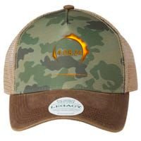 America Totality Spring 4.08.24 Total Solar Eclipse 2024 Legacy Tie Dye Trucker Hat