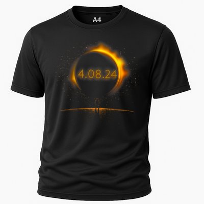 America Totality Spring 4.08.24 Total Solar Eclipse 2024 Performance Shirt