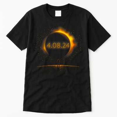 America Totality Spring 4.08.24 Total Solar Eclipse 2024 Tall T-Shirt