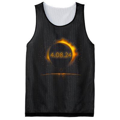 America Totality Spring 4.08.24 Total Solar Eclipse 2024 Mesh Reversible Basketball Jersey Tank