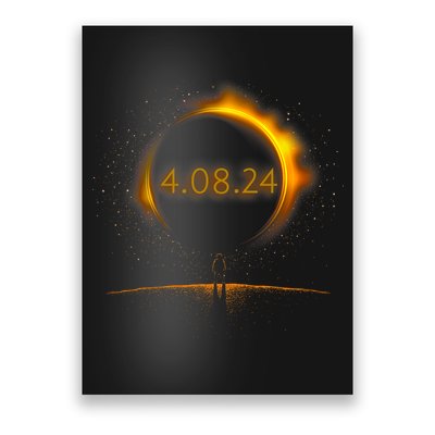 America Totality Spring 4.08.24 Total Solar Eclipse 2024 Poster