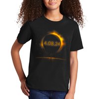 America Totality Spring 4.08.24 Total Solar Eclipse 2024 Kids T-Shirt