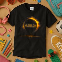 America Totality Spring 4.08.24 Total Solar Eclipse 2024 Kids T-Shirt