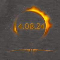 America Totality Spring 4.08.24 Total Solar Eclipse 2024 Vector Backpack