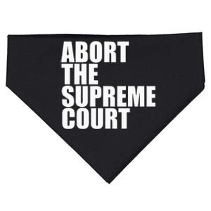 Abort The Supreme Court Feminist Protest USA-Made Doggie Bandana