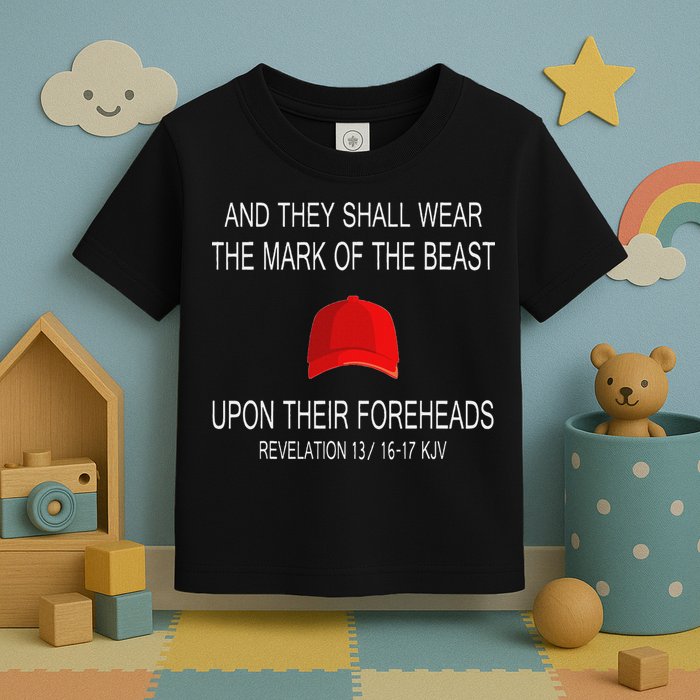 And They Shall Wear The Mark Of The Beast Revelation Toddler T-Shirt