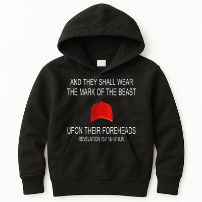 And They Shall Wear The Mark Of The Beast Revelation Kids Hoodie